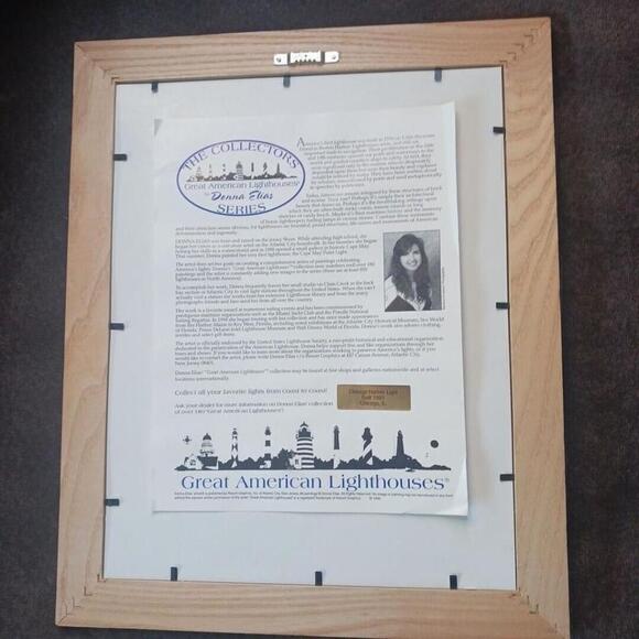 Donna Elias Chicago Harbor Lighthouse Watercolor Print - Picture 5 of 8